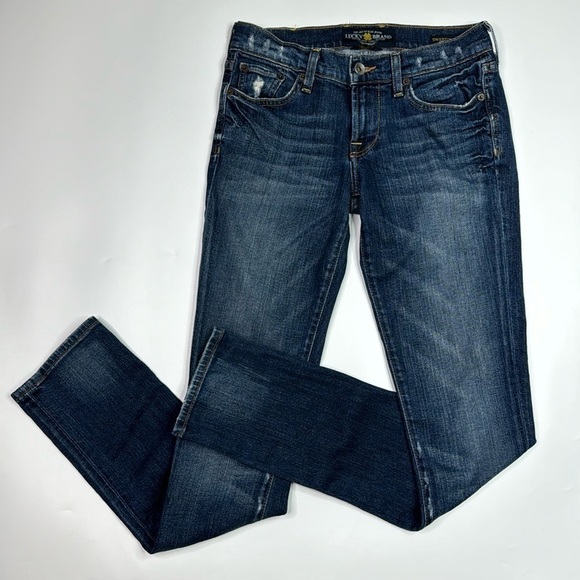 Lucky Brand Sweet N Straight Jeans 0/25 - Picture 1 of 12